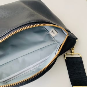 Image of Leather Belt Bag | Black