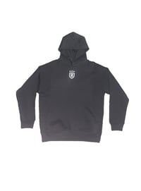 Image 1 of Cadet Grey Emblem Hoodie