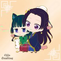 Image 3 of Maomao Long Cat Enamel Pin