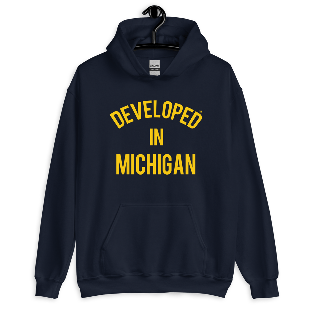 Image of Developed In Michigan - Hoodie