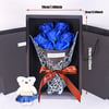 Great Gift Rose Soap Bouquet Little Bear Gift Box, Everyday is a Soapy Day 