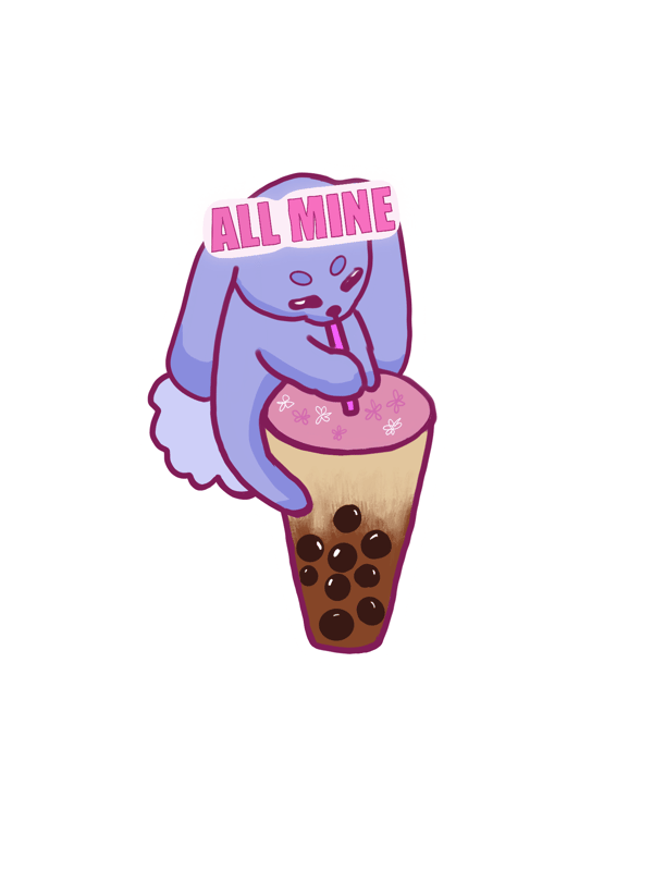 Image of ALL MINE Boba Bunny