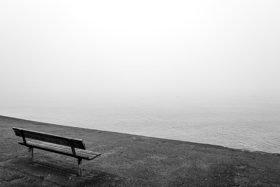 Image of Foggy Waterfront - 20"x30"