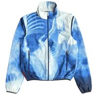 Image 1 of '00 Prada Sport "Tie Dye" Zip-Off Jacket - 50