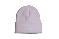 Image 1 of Since Eighities Cuffed Beanie Pastel Pink