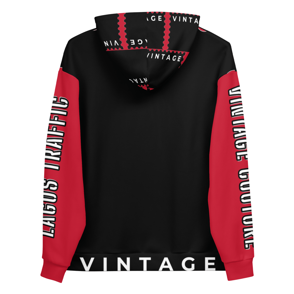 LTC AFROBEATS VINTAGE COUTURE HOODIES (RED/ BLK)