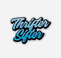 Thrifter Sifter Sticker 4" x 2 3/4"