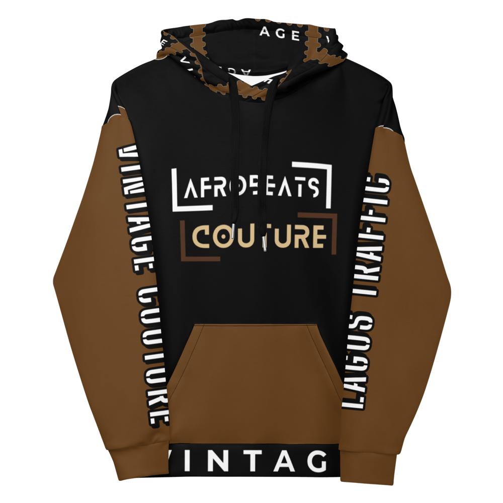 LTC AFROBEATS VINTAGE COUTURE HOODIES (BLK/ TAN)