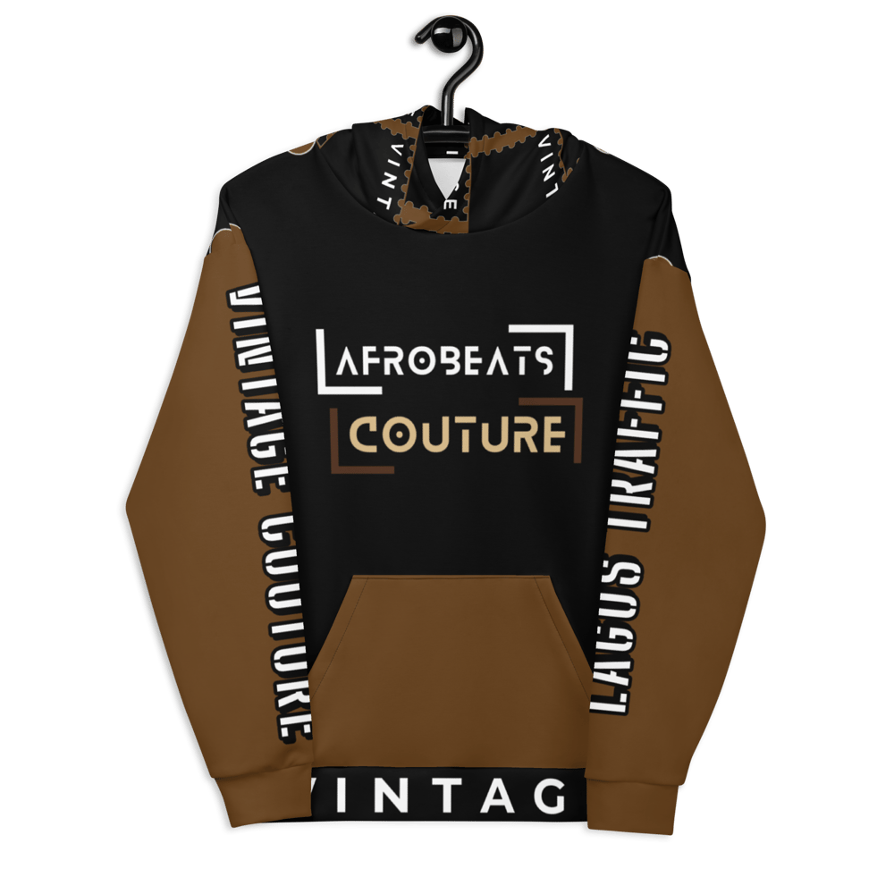 LTC AFROBEATS VINTAGE COUTURE HOODIES (BLK/ TAN)