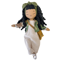Image 1 of Gracie Handmade Linen Doll (PREORDER ITEM SHIP DATE ON OR BEFORE JULY 31, 2024)