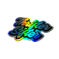 Image 3 of Thrifter Sifter Holographic Sticker 4" x 2 3/4" 