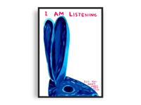 Image 1 of David Shrigley - I Am Listening But You Dont't Make Any Sense, Giclee Print, Poster