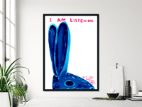 Image 2 of David Shrigley - I Am Listening But You Dont't Make Any Sense, Giclee Print, Poster