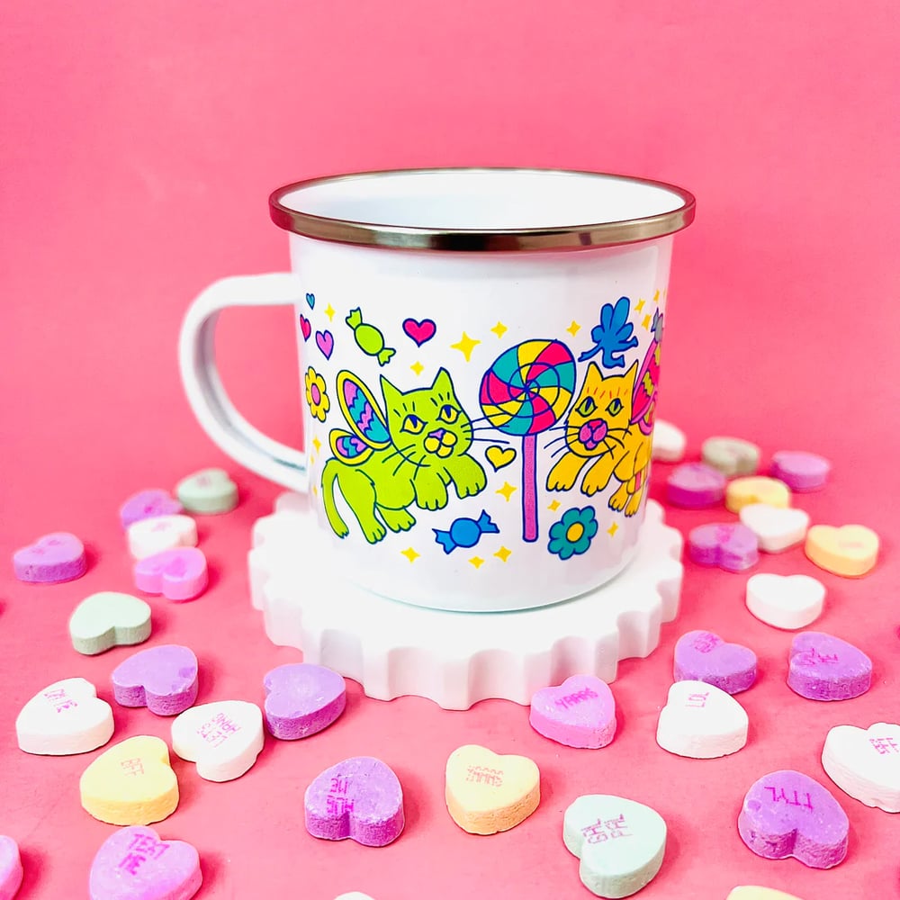 Image of Fairy Cat Camp Mug