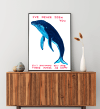 Image 3 of David Shrigley - I've Never Seen You, Giclee Print, Poster