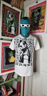 Image 1 of Hand screened punk shirt all sizes