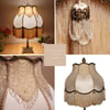 Vanilla Victorian Lampshade Silk Fringe & Handmade Tassels