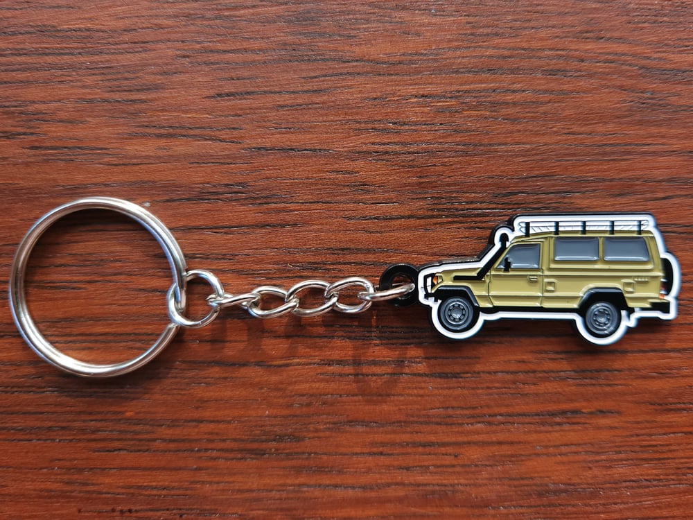 Image of AdventuRing Keychains Troopy Keyring - White, Sandy Taupe or Blue