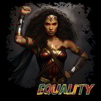 Image 3 of Earth-23 Wonder Woman "Equality" Hoodie/Tee