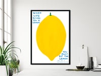 Image 2 of David Shrigley - When Life Gives You A Lemon, Giclee Print, Poster