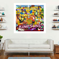 Image 3 of KAWS - The KAWS Album, Kimpsons, Fine Art Giclee Print, Poster