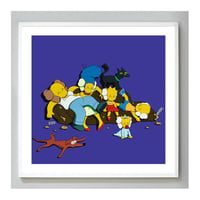 Image 2 of KAWS - Kimpsons #3, Fine Art Giclee Print, Poster