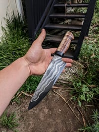 Image 1 of Chubby Wrought Iron Damascus Chef