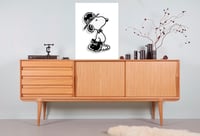 Image 5 of KAWS - Snoopy, Black and White, Fine Art Giclee Print, Poster