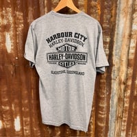 Image 2 of HARLEY DAVIDSON PRE WORN GLADSTONE DEALER TEE L