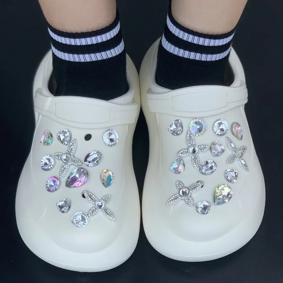 Crocs rhinestone online charms