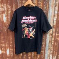 Image 1 of HARLEY DAVIDSON PRE WORN ROCKY DEALER TEE XL