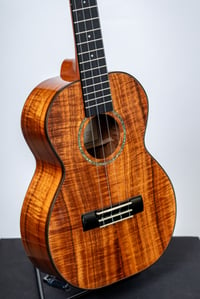 Image 3 of Used Custom Kamaka Tenor Curly Koa 2004 build