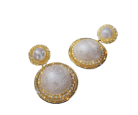 Image 1 of Luxury Big Pearl Earrings 