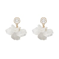 Image 1 of Flower Petal Earrings 