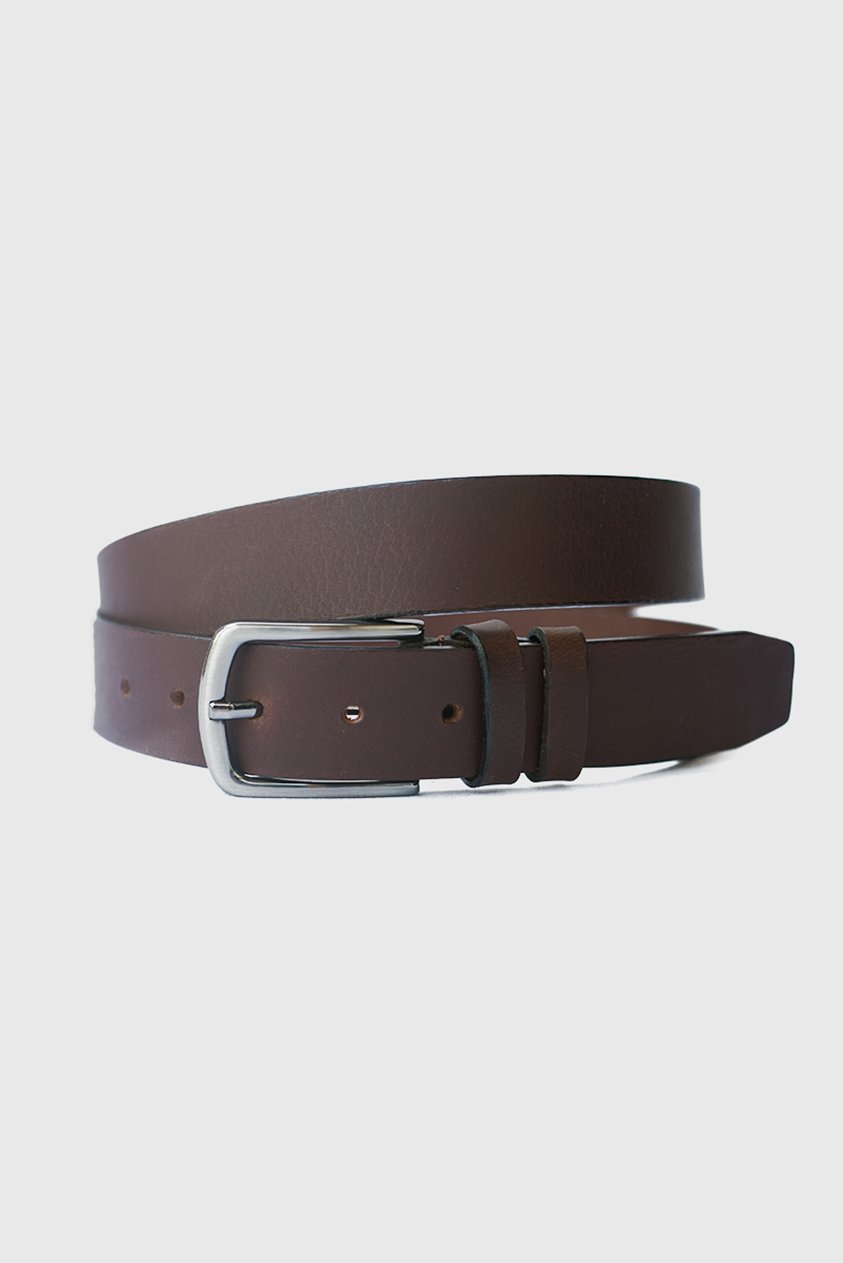 Image of Classic Leather Belt in Brown