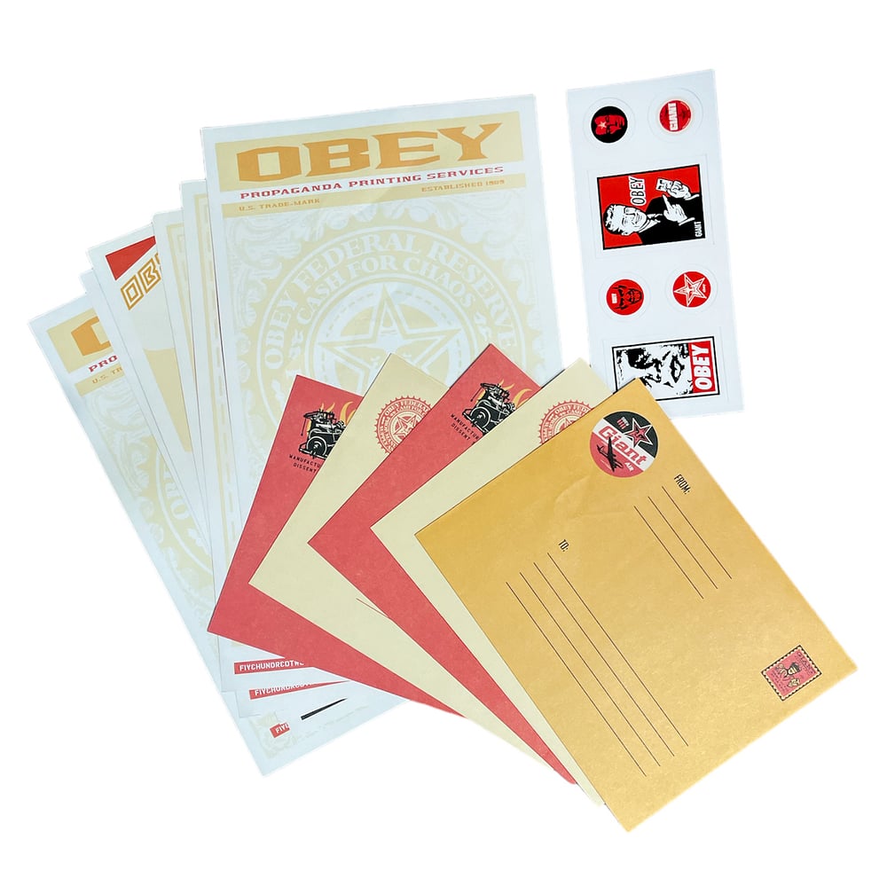 OBEY GIANT - 2002 Stationery set