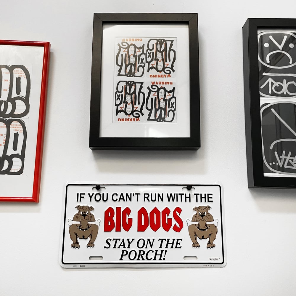 Big dogs - 2003 metal LICENSE PLATE