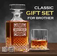Image 2 of Zuri Whiskey Decanter and Glasses gift set