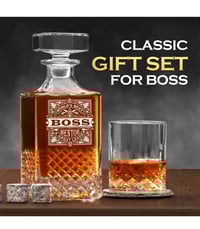 Image 1 of Zuri Whiskey Decanter and Glasses gift set