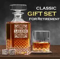 Image 5 of Zuri Whiskey Decanter and Glasses gift set