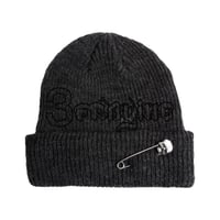 Black on Black 3frayine Beanie
