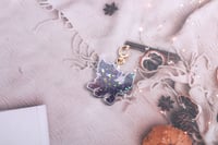 Image 1 of Holly - Silly Kitties 2.5" Glitter Holo Keychains