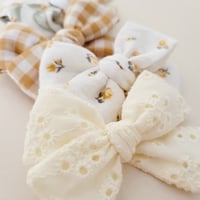 Image 2 of SMALL Pinwheel Bows // Marigold Collection