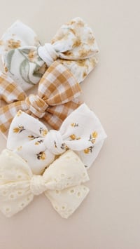 Image 3 of SMALL Pinwheel Bows // Marigold Collection