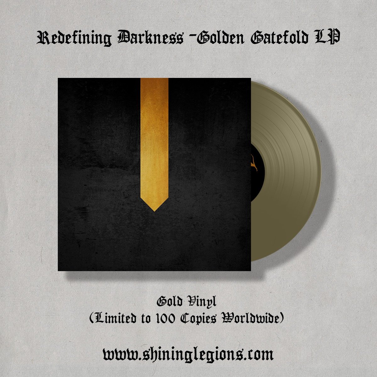 Shining Redefining Darkness LP (Gold Vinyl)