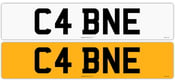 Image of C4 BNE Prefix Number Plate