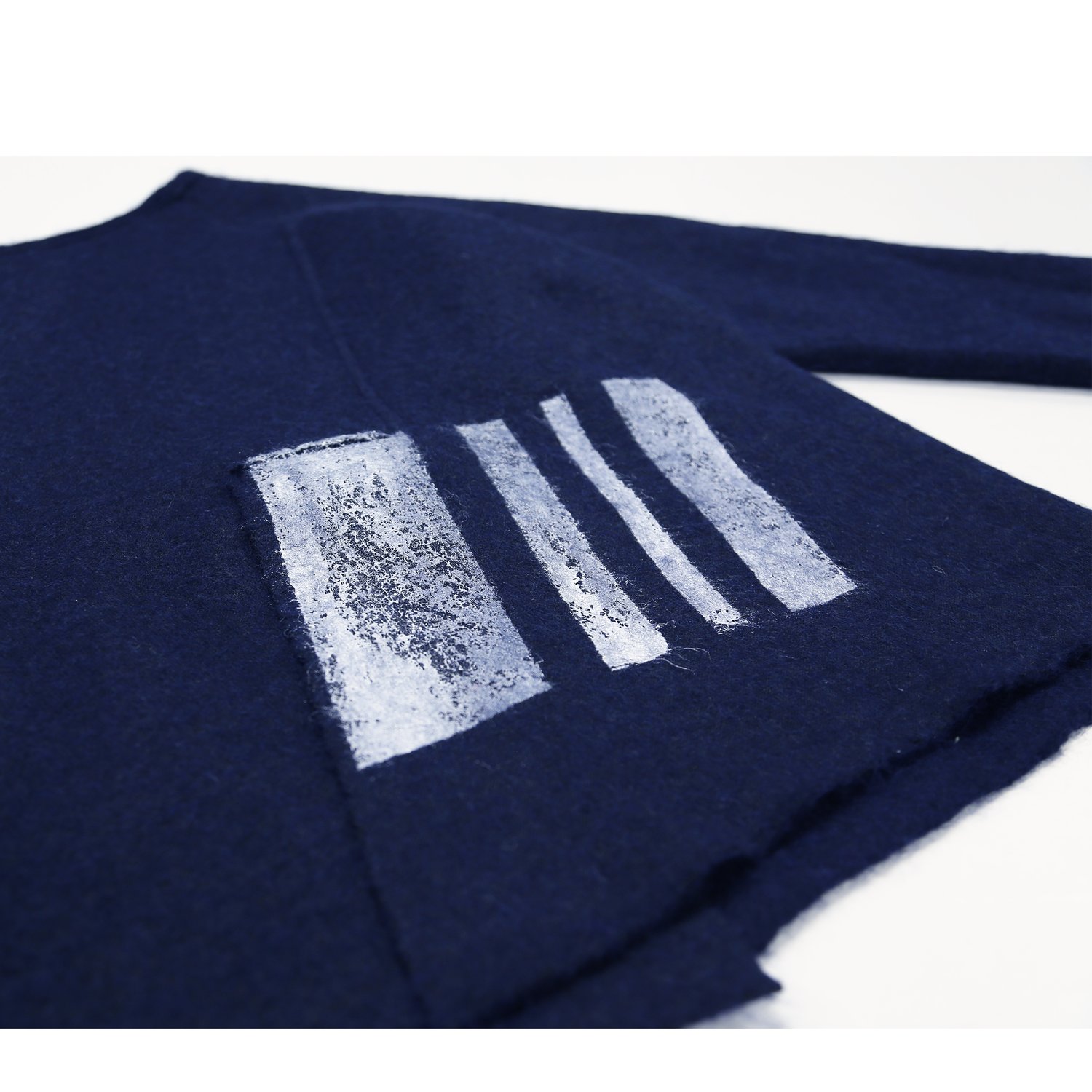 Image of FELT WOOL SWEATER, REVERSIBLE, INTERIOR PAINT       HHF024_01_020_093