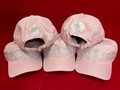 Image of Officially Licensed Devourment "Maggot" White Logo on Pink Dad hat!!
