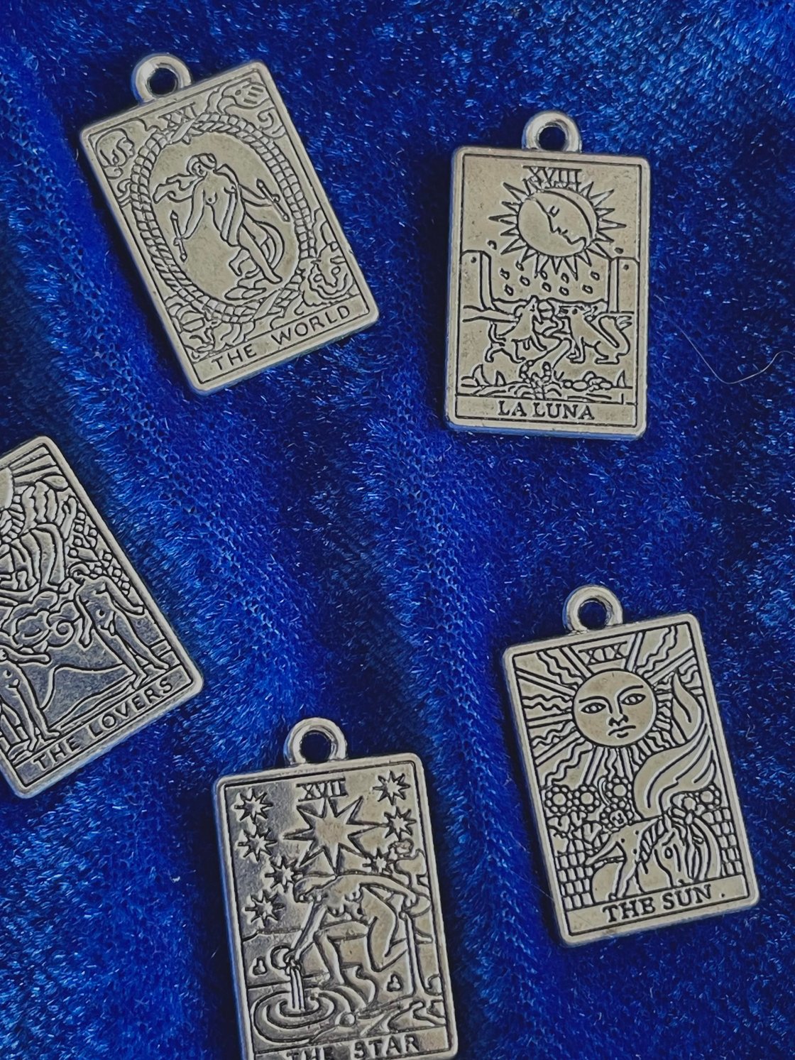 Image of tarot card earrings