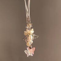 Image 2 of butterfly phone charm set